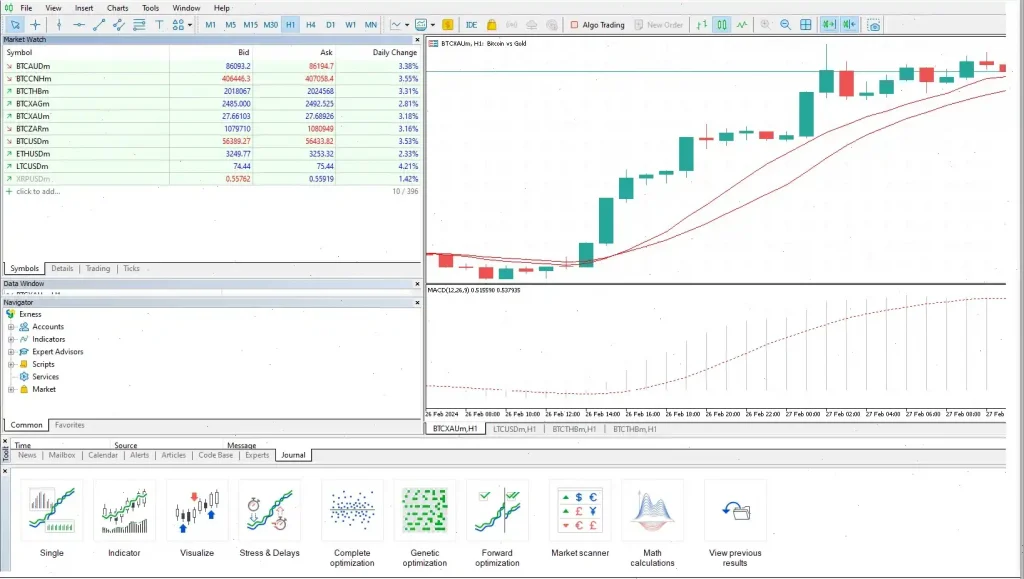 mt5 interface